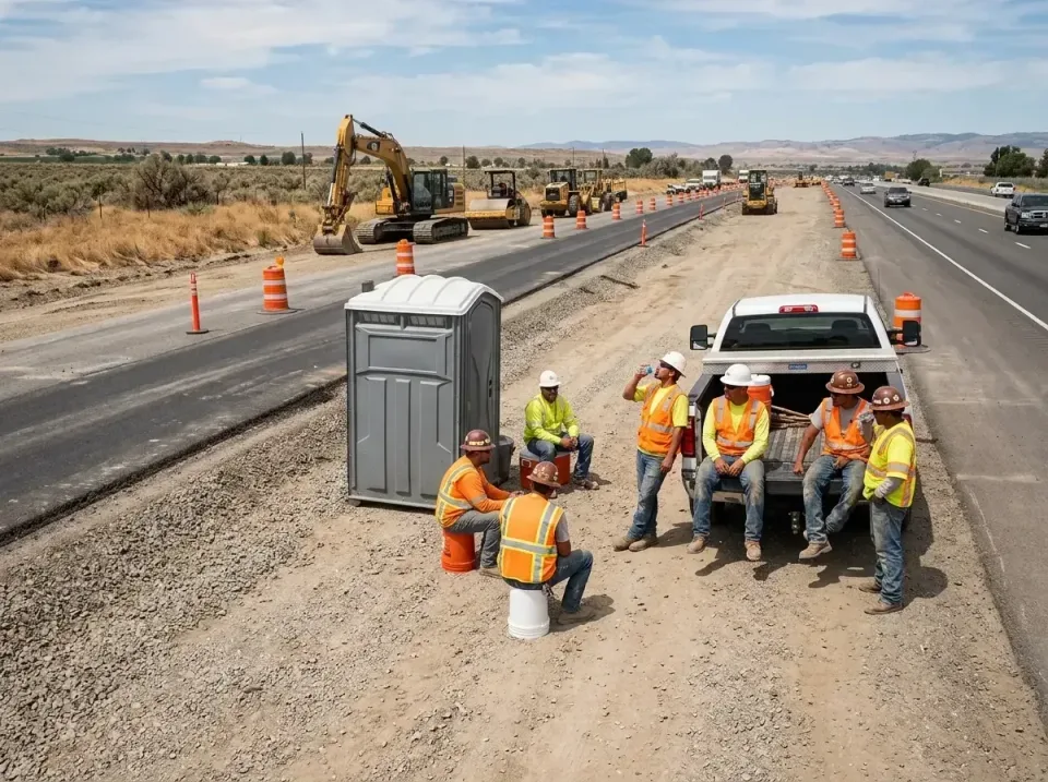 highway-road-construction-crew-007 — frequently asked questions, Porta Potty and Restroom Rentals in Beaverton, OR